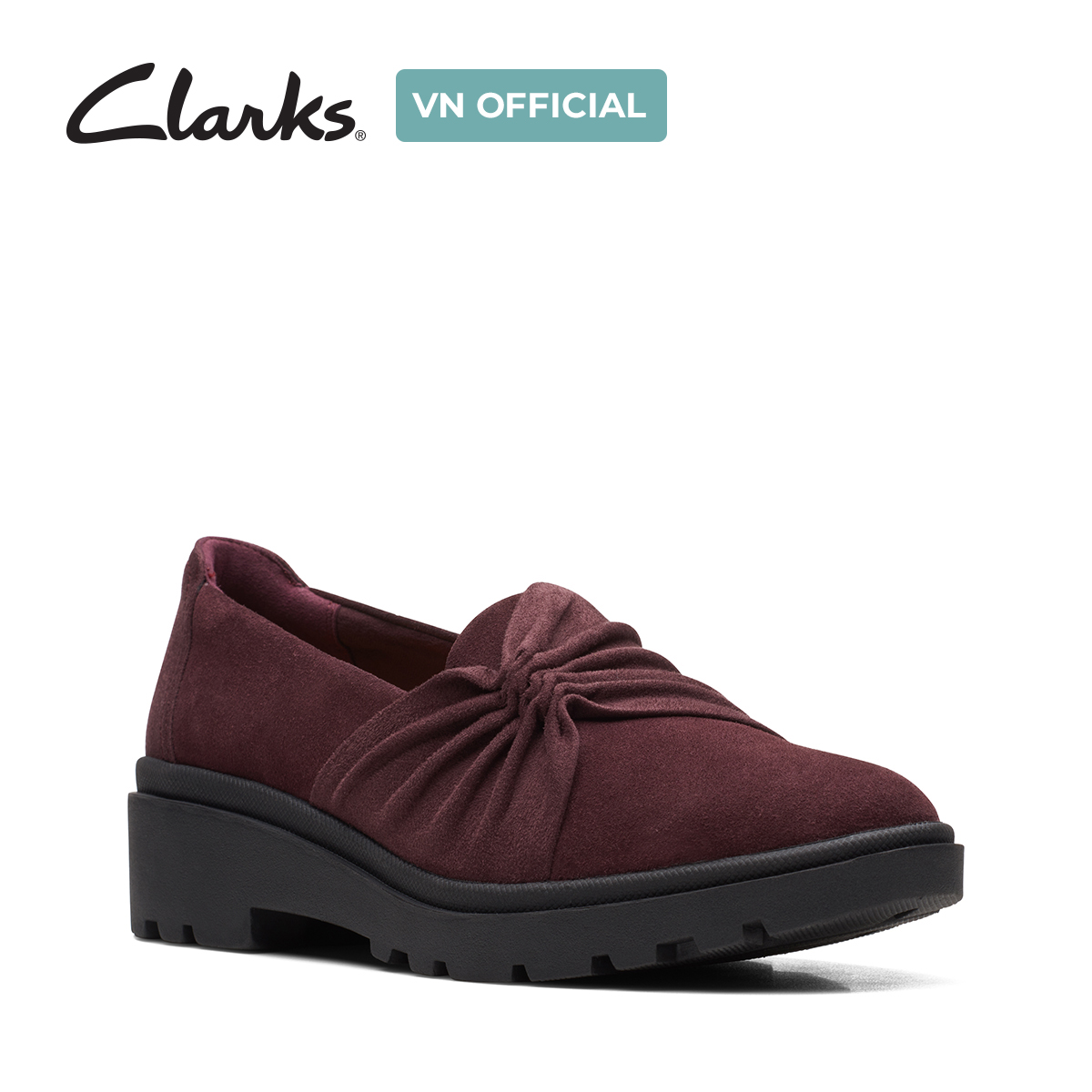 Giày Lười Da Lộn Nữ Clarks - Calla Style