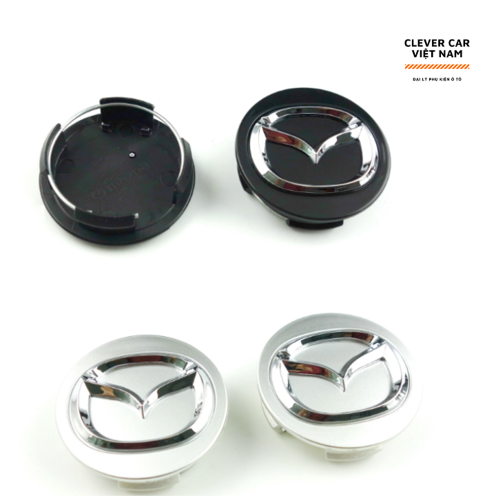 Ốp Chụp Mâm Bánh Xe Ô Tô Mazda Đường Kính 56mm
