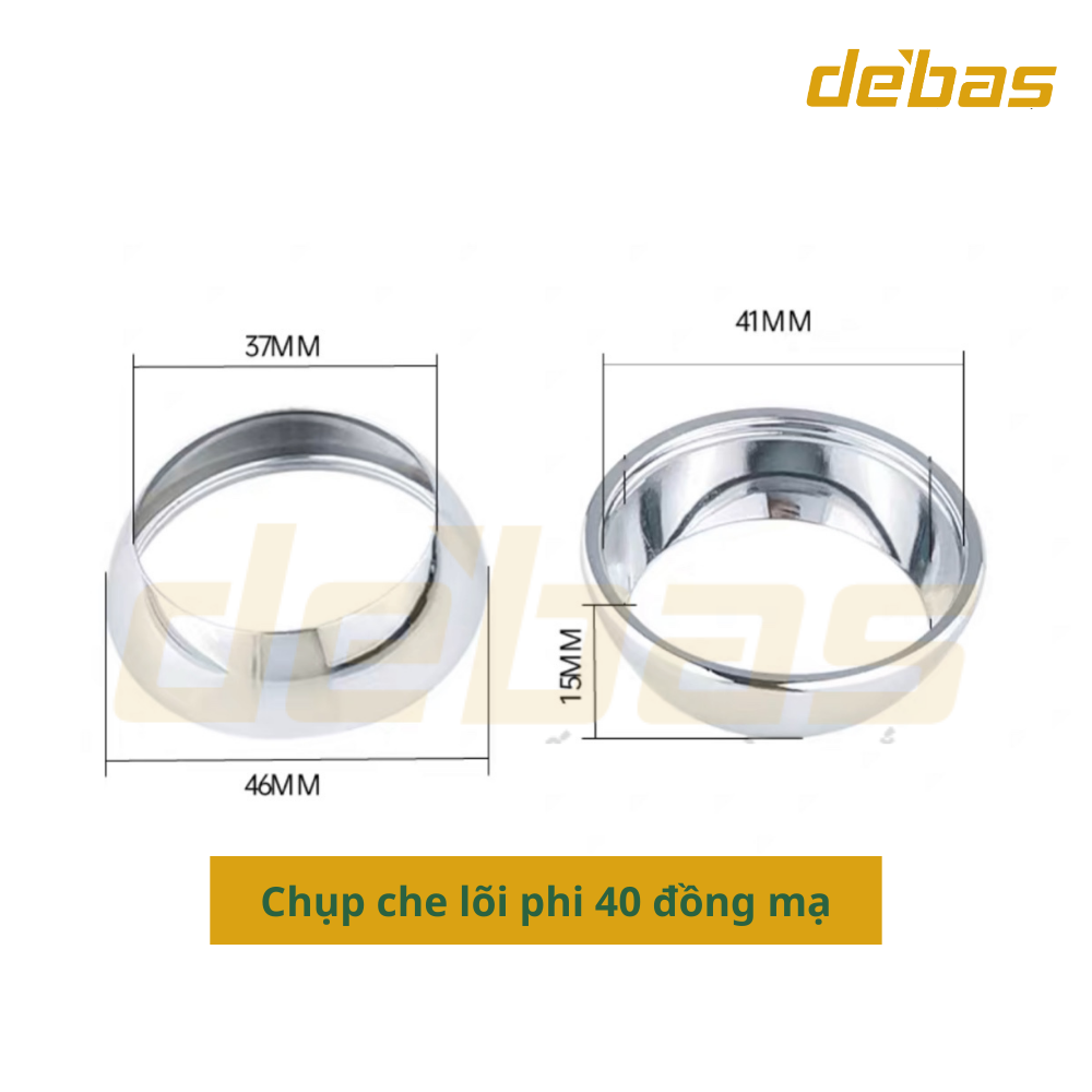 Phụ kiện sen tắm - Hãm chia lõi đồng Debas