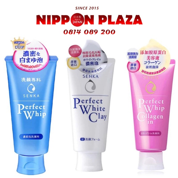 (HÀNG CHÍNH HÃNG) Sữa Rửa Mặt Senka Perfect Whip 120g - Nhật Bản