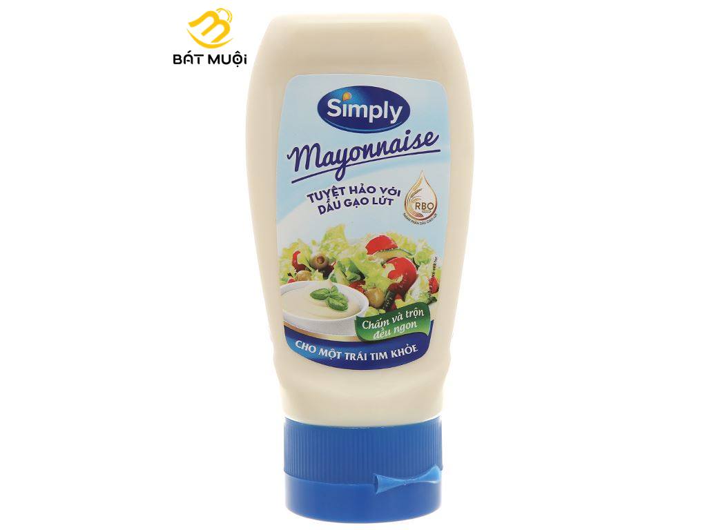 Xốt mayonnaise Simply chai 230g
