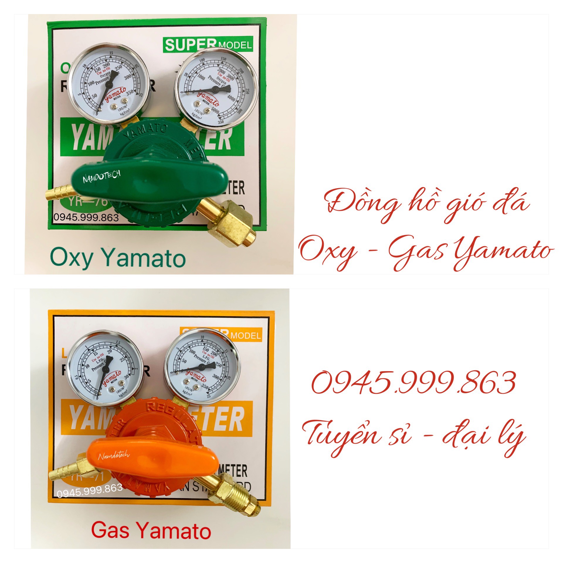 ĐỒNG HỒ GIÓ ĐÁ OXY - GAS YAMATO