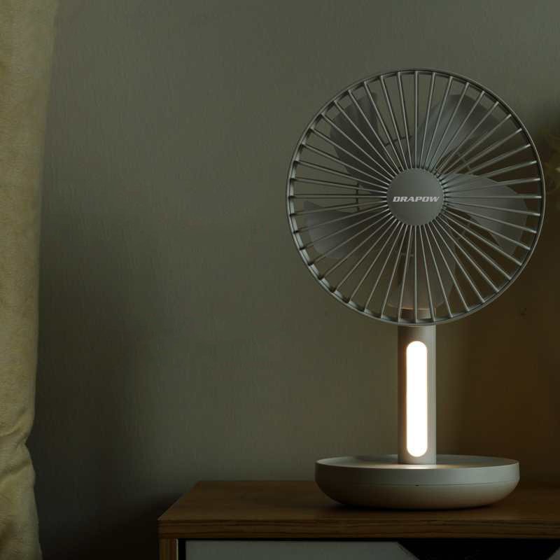 Quạt để bàn có đèn LED Drapow DF01 mini