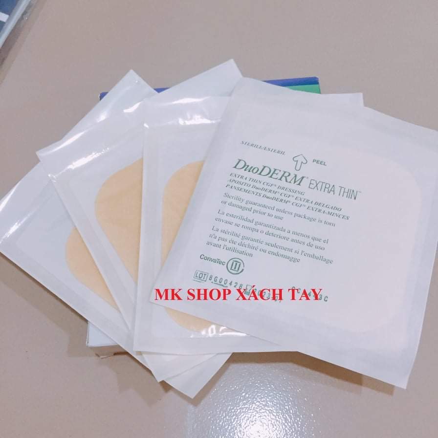 [HCM][Combo 4 miếng] Miếng dán mụn Duoderm Extra Thin (khỏi lo mụn mủ)10x10
