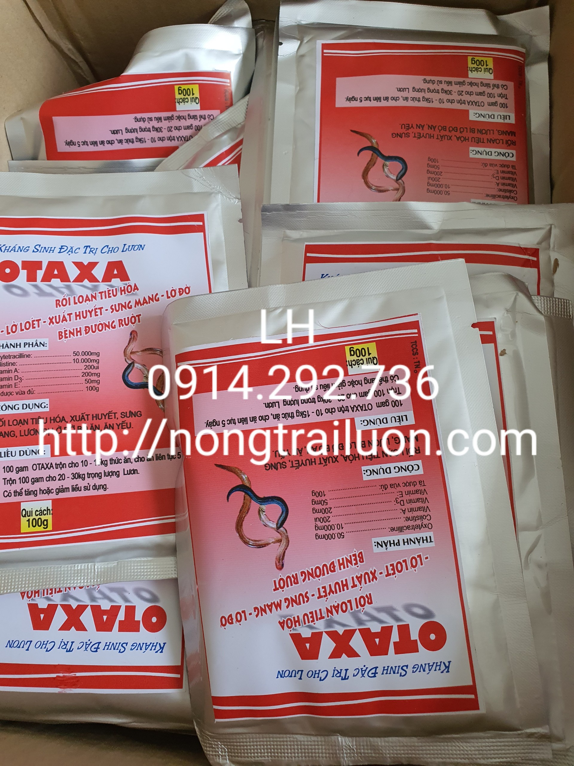 Otaxa kháng sinh đặc t.rị cho con lươn