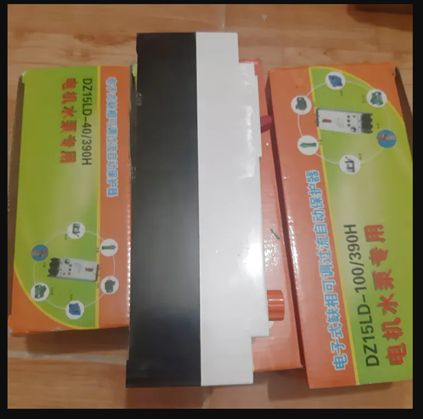 Attomat chống mất pha - CB chống mất pha,  bảo vệ chống mất pha cho động cơ máy bơm 3 pha 380V 40A --63A-100A Bộ