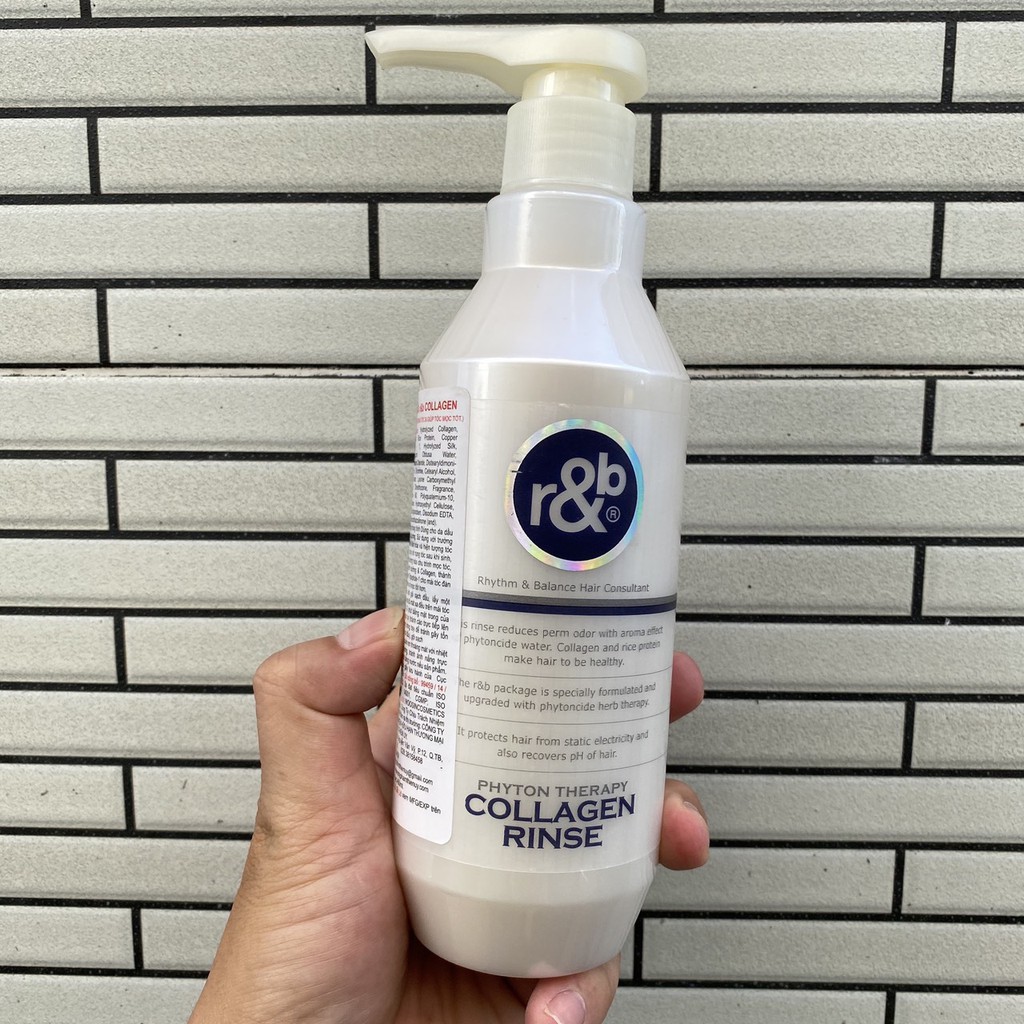 Dầu gội ngăn rụng tóc R&B Collagen Rinse 450ml