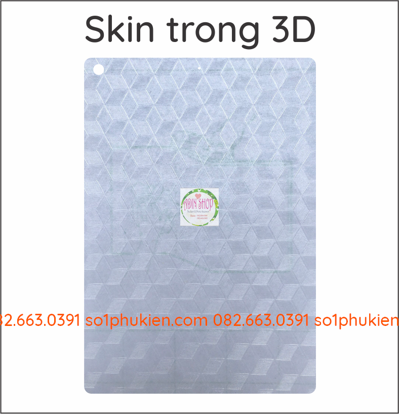 Miếng dán mặt lưng skin carbon iPad 10.2