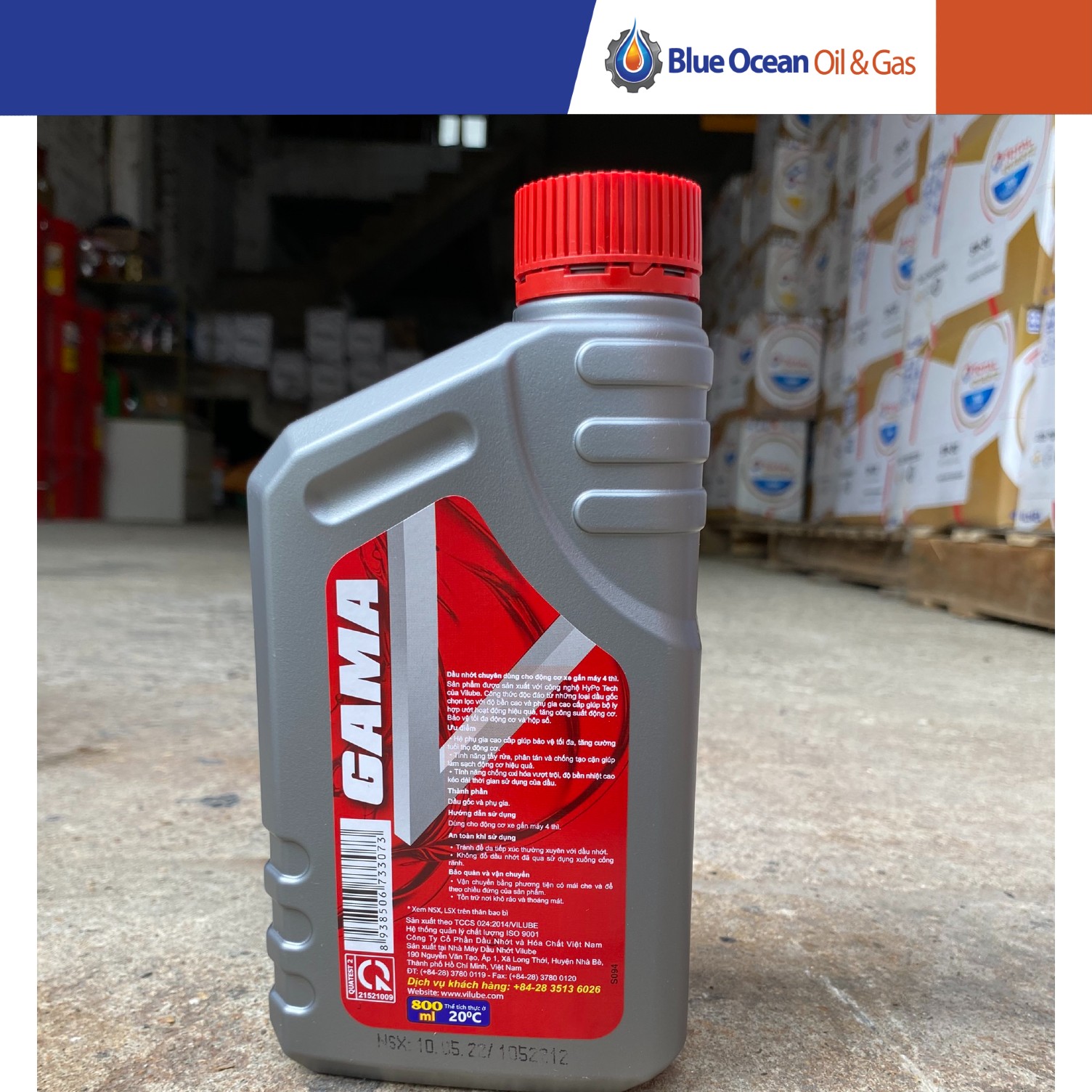 Dầu nhớt xe số Gama Vilube 20W50 800ml