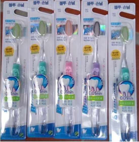 Combo 10 Bàn Chải Đánh Răng Hàn Quốc NO126 (Giao Mầu Ngẫu Nhiên)