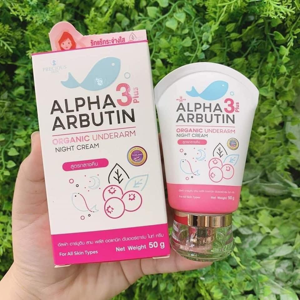 Kem Thâm Nách Thái Lan Alpha Arbutin 50g - Giúp Trắng Mịn, Khử Mùi Và Giảm Mọc Lông Nách - cuahangthienduc