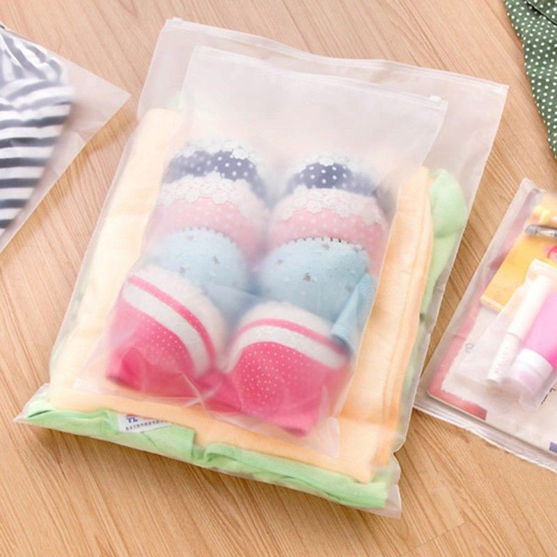 Túi đựng đồ, bảo quản đồ đạc lụa mờ khóa zip (z3)
