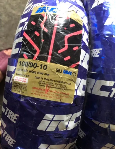 Lốp sau lead, attila irc 100/90-10