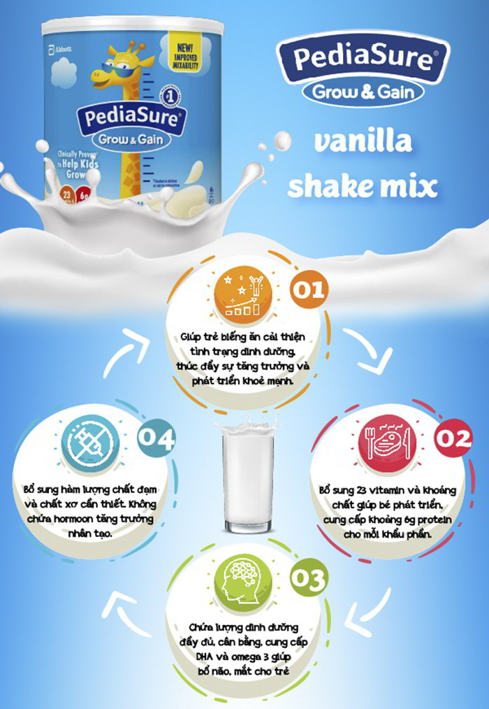 pediasure vanilla grow&gain 400g