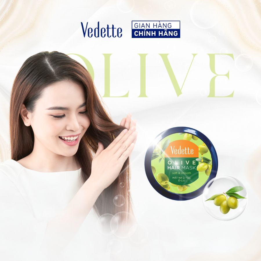 Mặt Nạ Ủ Tóc Vedette Ô-liu (Olive)145ml