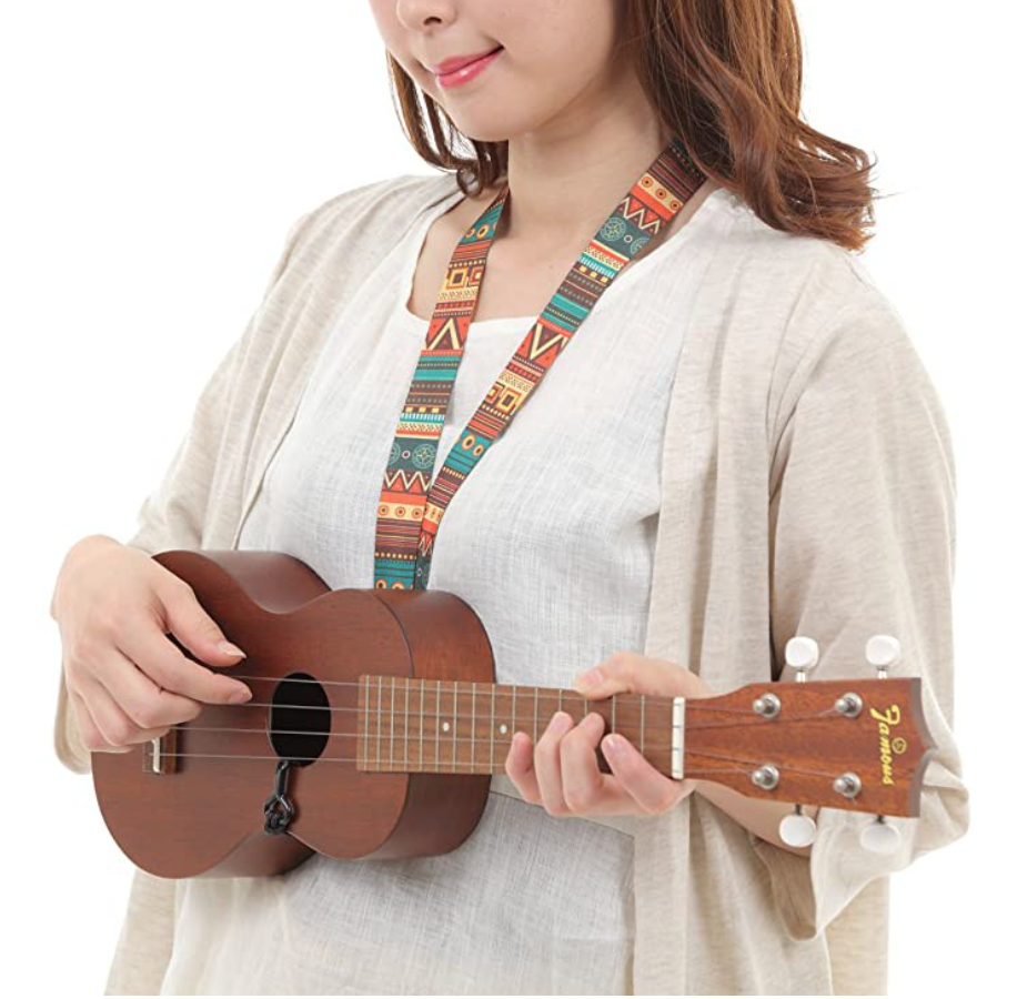 [HCM]DÂY ĐEO MÓC THÙNG ĐÀN UKULELE - KHÔNG CẦN ĐỤC LỖ
