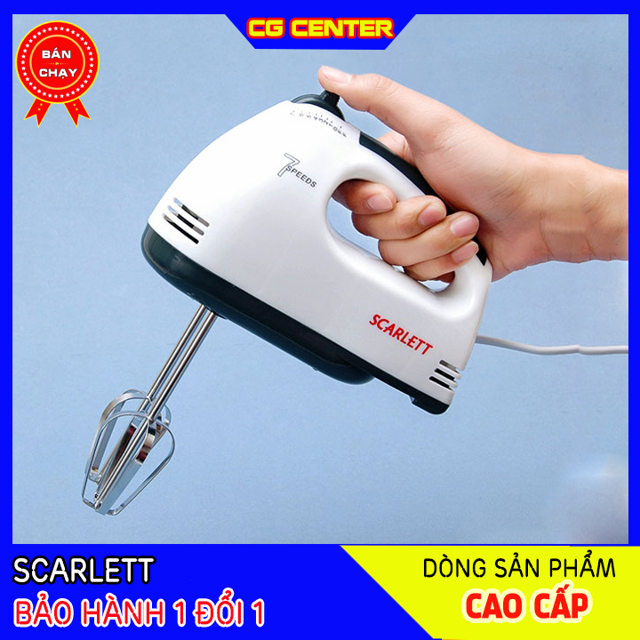 Máy Đánh Trứng Cầm Tay Mini 07 Tốc Độ 260W Loại Cao Cấp 2022, máy đánh bọt cà phê, máy trộn bột, cây đánh trứng, máy nhồi bột, máy đánh kem trộn, máy trộn kem, cây đánh trứng cầm tay CG CENTER