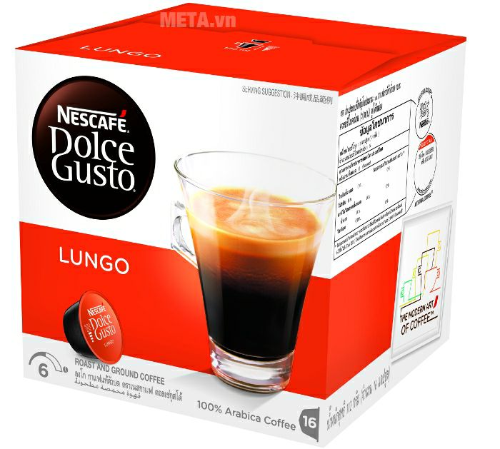 Viên nén cà phê Lungo cho máy Dolce Gusto HSD 01/2022