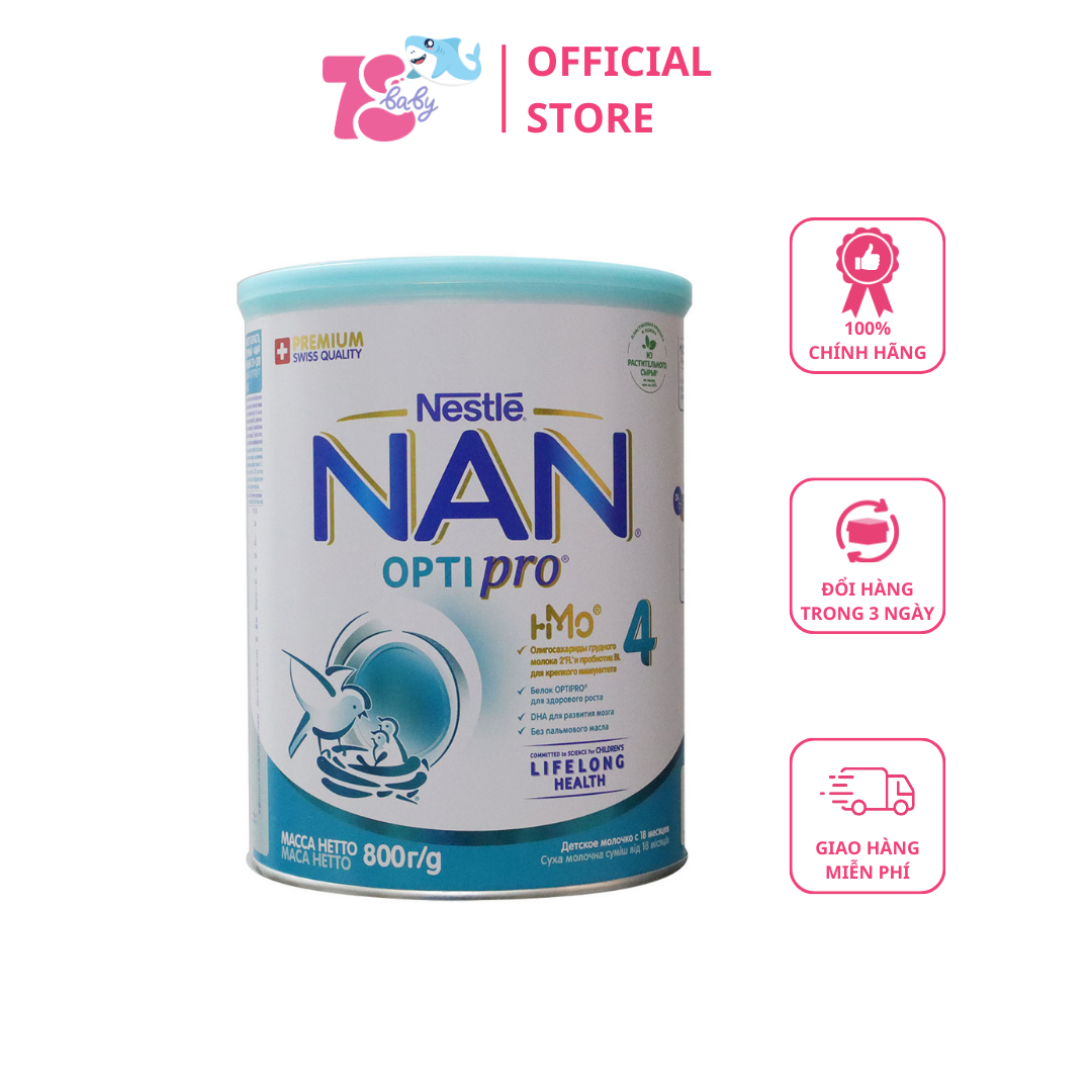 SỮA BỘT NAN NGA ĐỦ SỐ 1,2,3,4 800G
