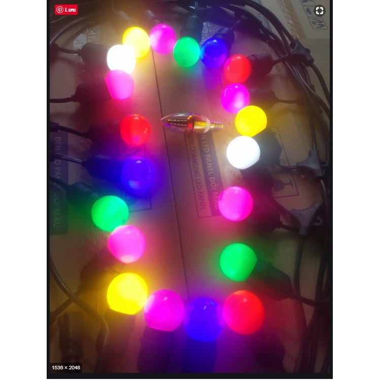 Đèn Búp (Đèn Bulb) chanh trang trí ( Giá 1 bóng )