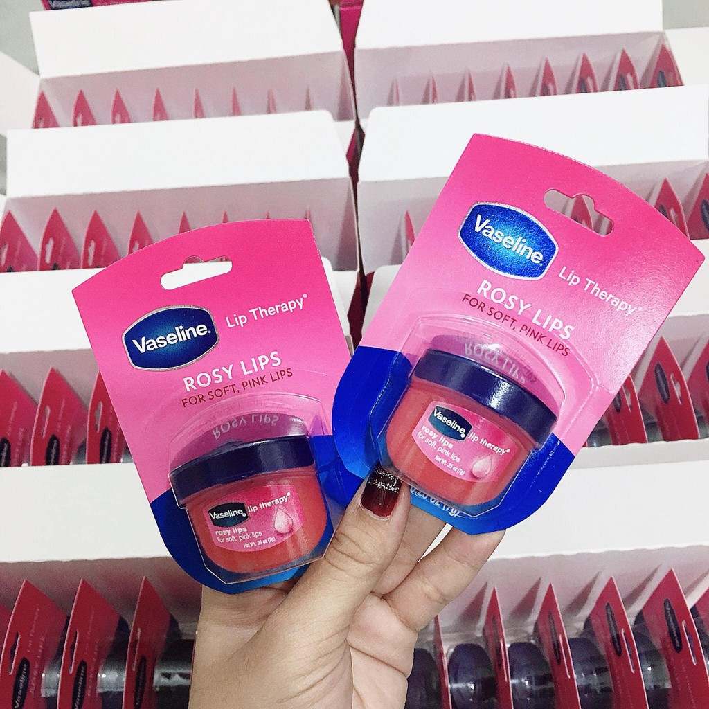 Sáp,Son Dưỡng Môi Vaseline Lip Therapy Rosy Lips 7g