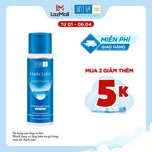 Dung dịch dưỡng trắng Hada Labo PERFECT WHITE TRANEXAMIC ACID Lotion