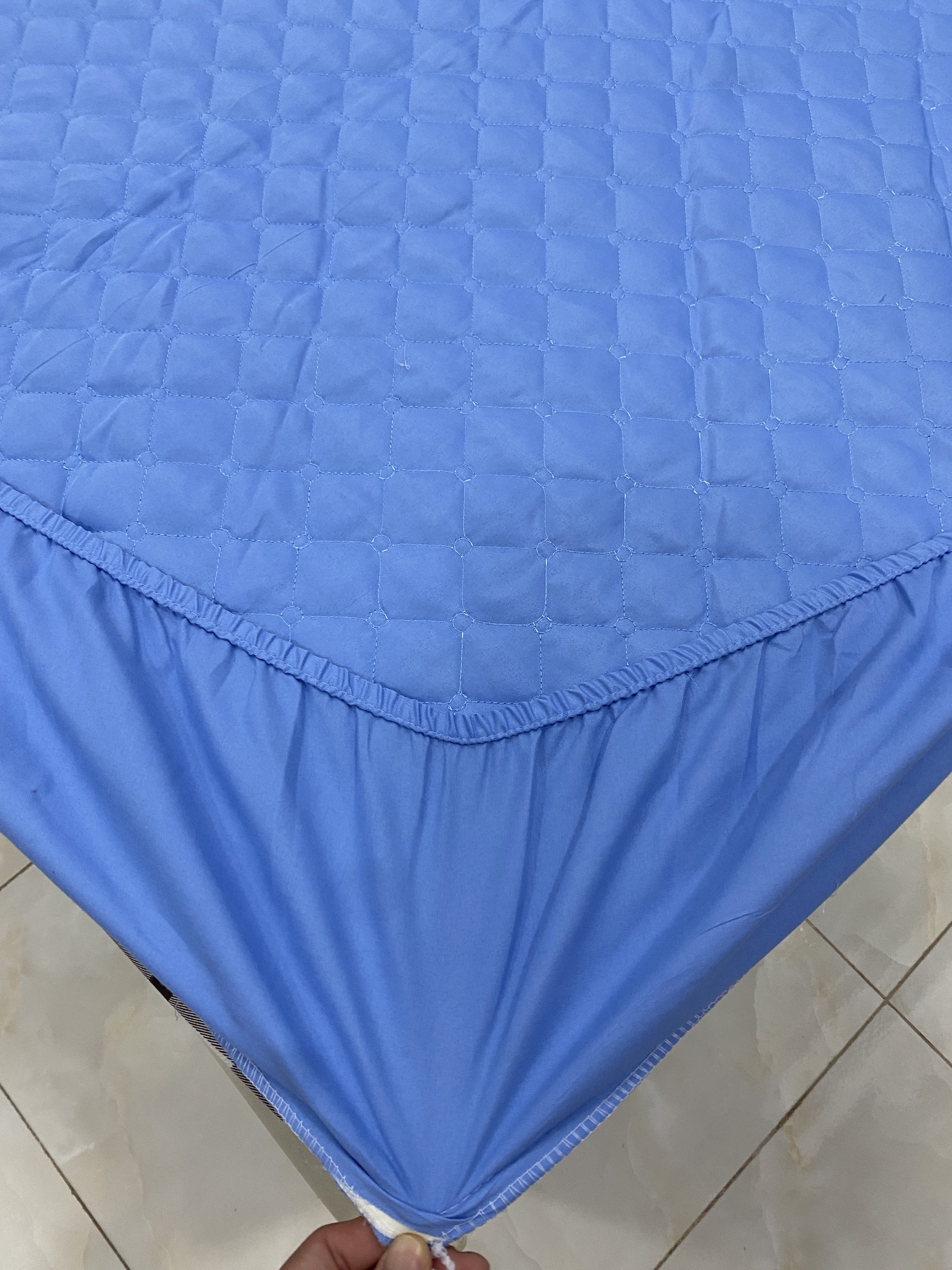 Bộ chăn ga gối chun trần bông 7 món