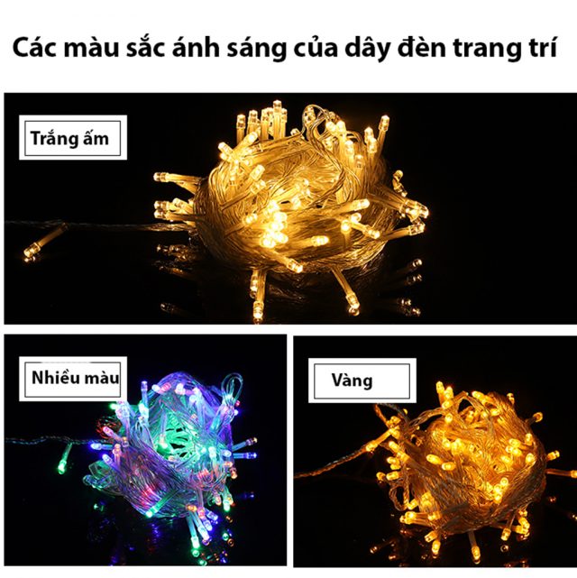 Dây đèn led trang trí dùng điện 220v