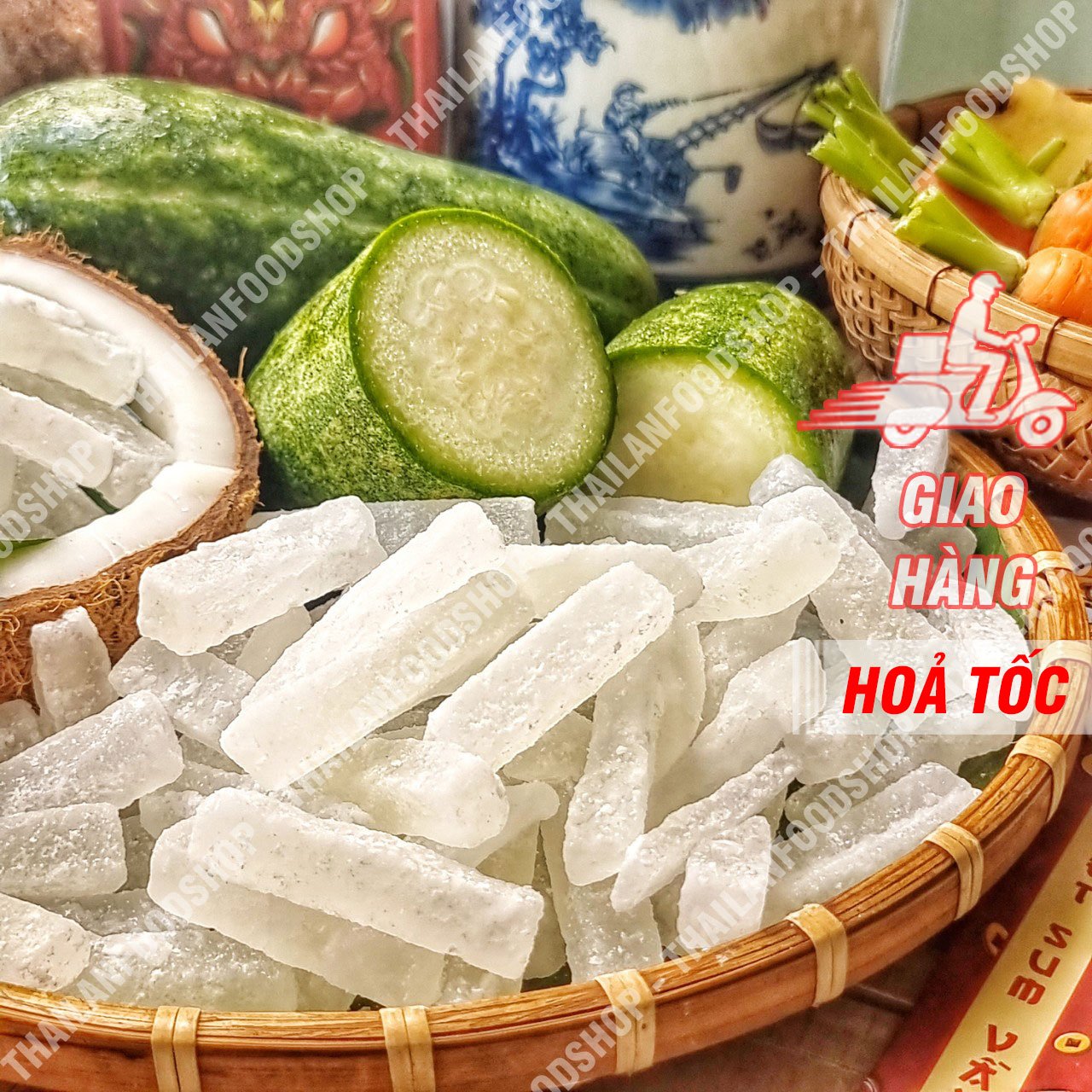 Mứt Bí Đao (Bí Đũa) Lon 500gr