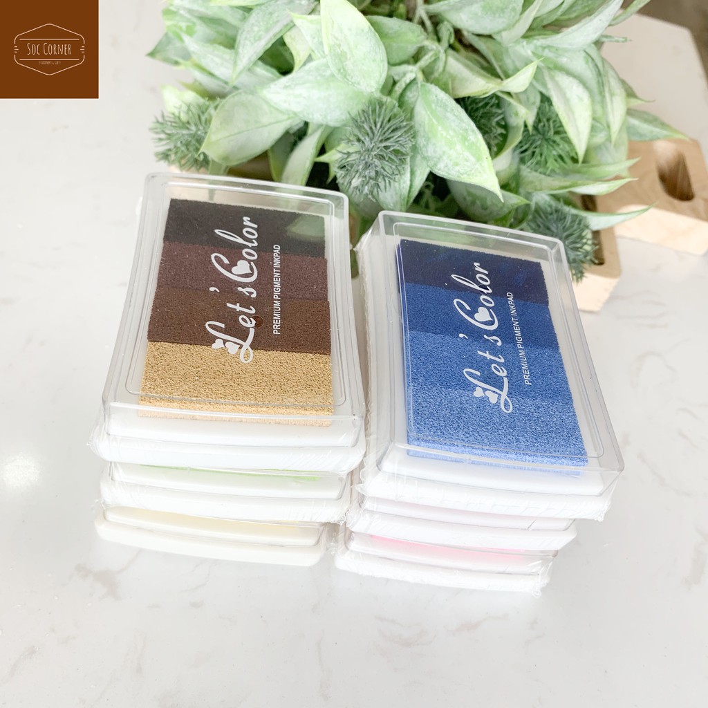 [HCM]Mực Inkpad 4 màu Lets Color