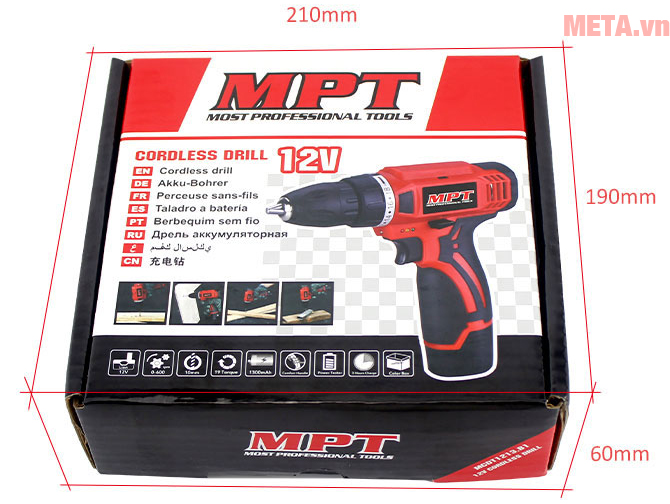 Máy khoan PIN MPT- MCDT1213.B1