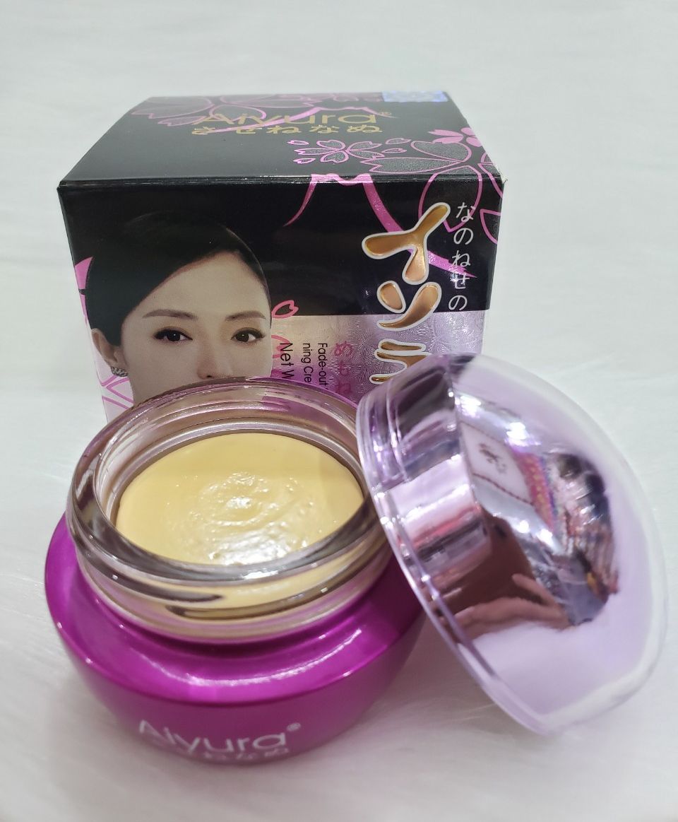 ( Tím ) Kem dưỡng trắng da sạchnám AIYURA 30gr