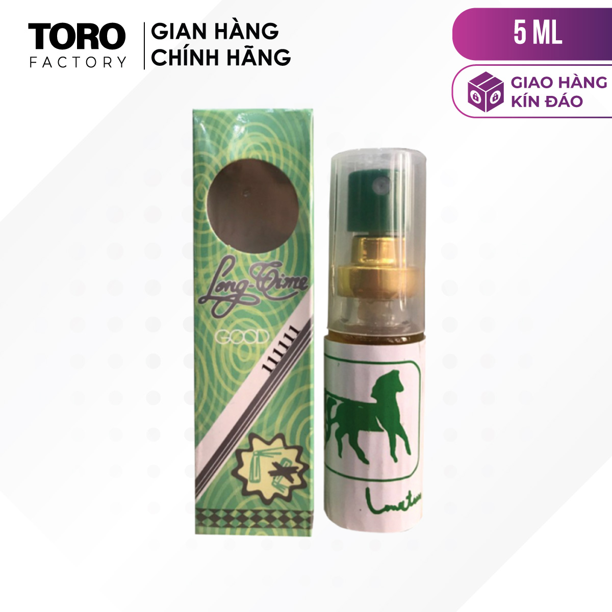 Chai 5ml Chai xịt Thái Lan Longtime - Kéo dài thời gian TORO FACTORY