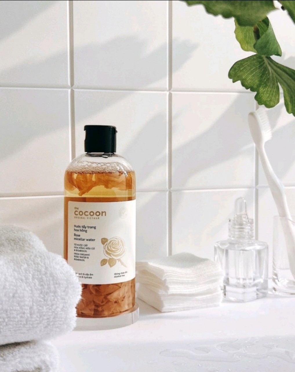 [HCM]Nước tẩy trang hoa hồng cocoon 500ml (rose micellar water)