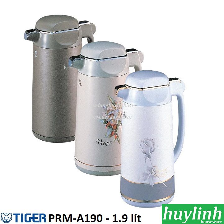 [HCM]Bình thủy chứa ruột thủy tinh Tiger PRM-A190 - 1.9 lít