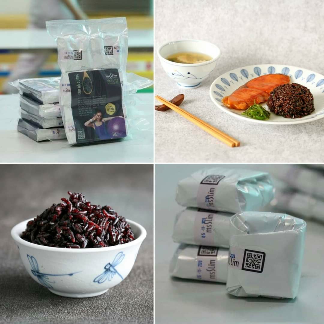 CƠM GẠO LỨT TÍM MS.SLIM - CƠM ĐỘ DƯỠNG GIẢM CÂN