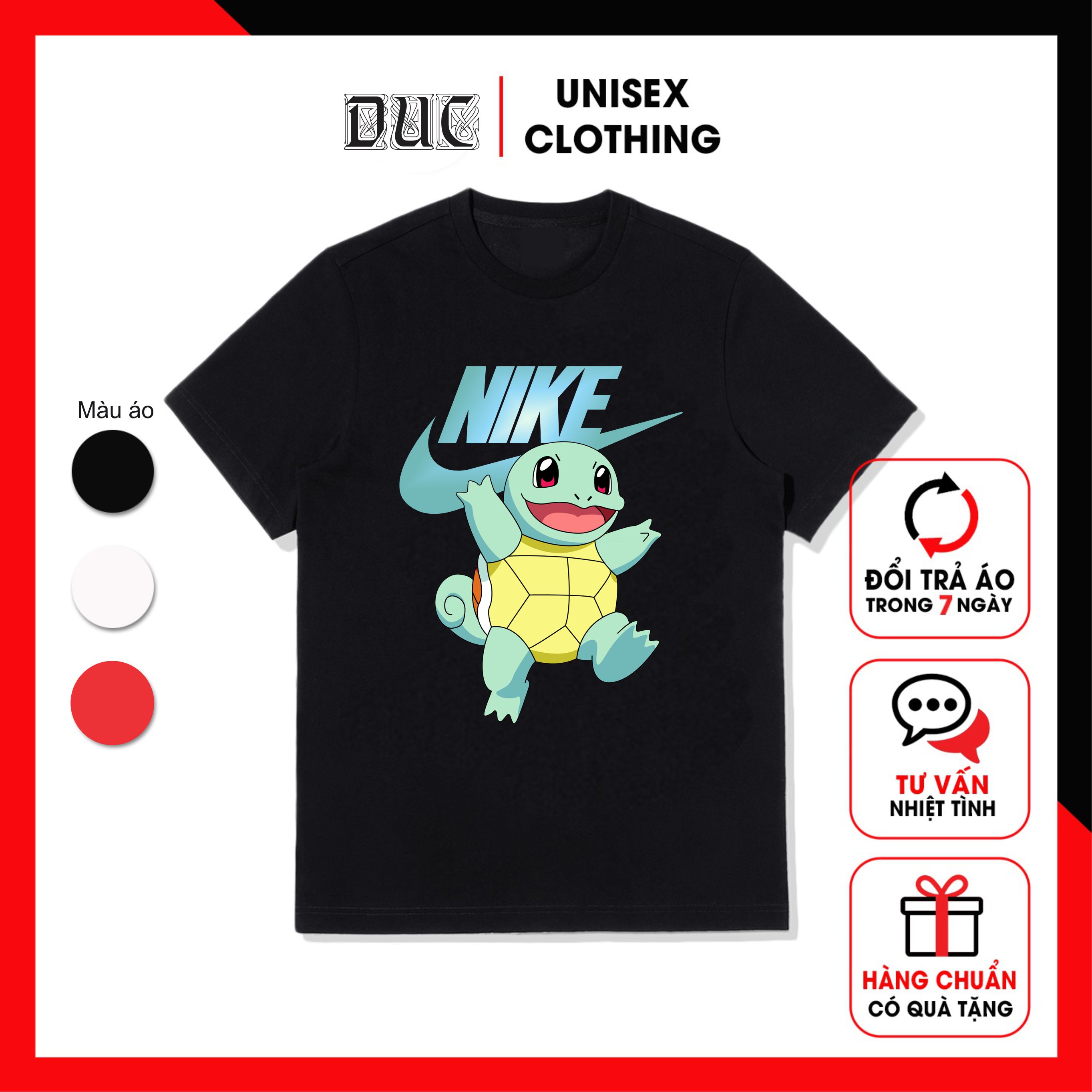 Bộ Sưu Tập Áo Thun Pokemon Dễ Thương Màu Đen