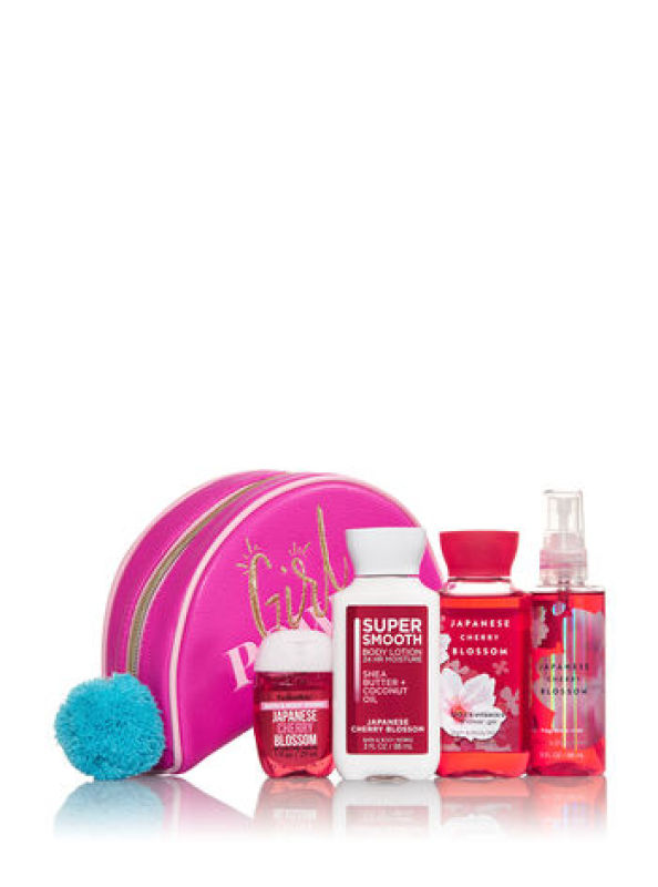 SET MINI- SỮA TẮM DƯỠNG DA NƯỚC HOA GEL RỬA TAY JAPANESS CHERRY BLOSSOM BATH & BODY WORKS