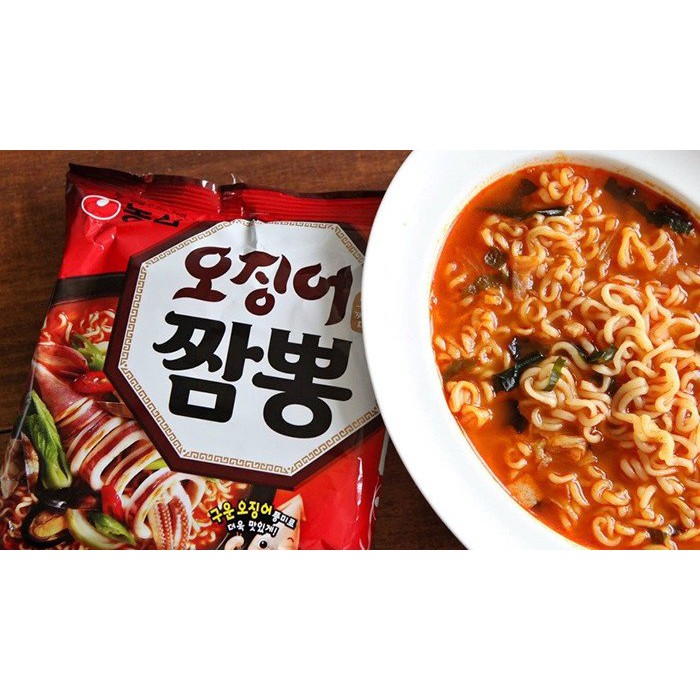 Mì  mực Jjamppong124g Xin chào Korea Mart