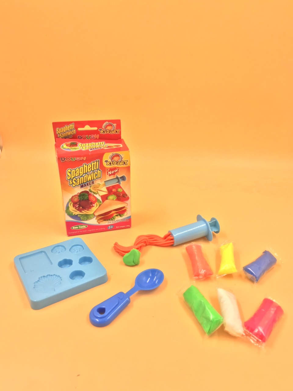 Bột nặn Dough 6 màu SPAGHETTI & SANDWICH