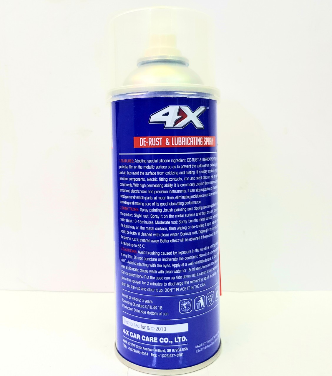 [HCM][MỚI] 4X DE RUST LUBRICATING SPRAY 450ML CHỐNG RỈ SÉT SIÊU CẤP