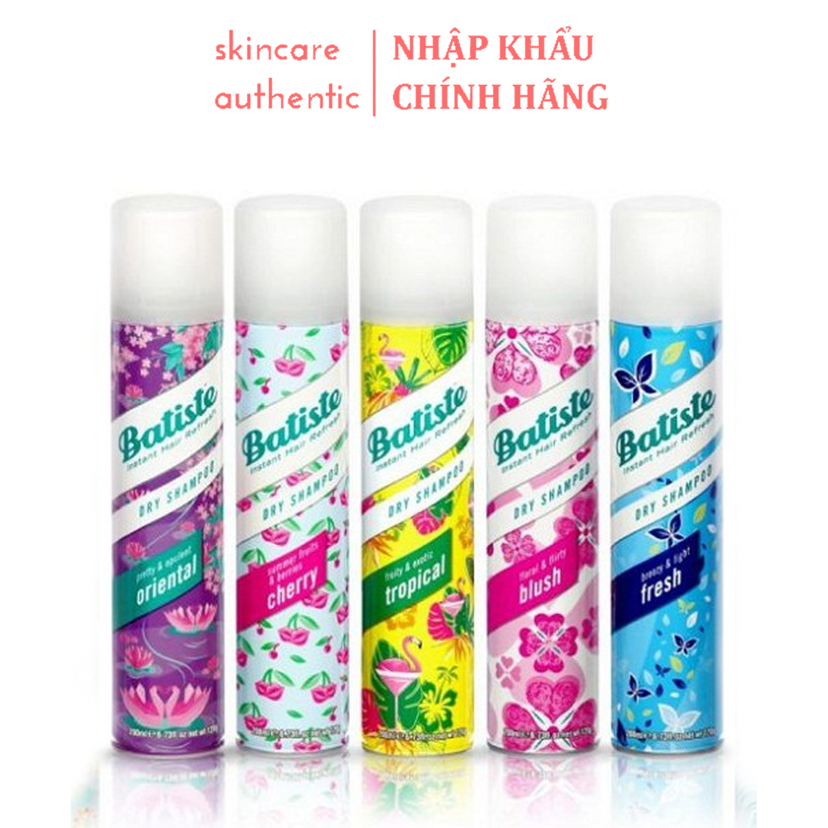 Dầu gội khô Batiste Dry Shampoo 200ml , dầu gội đầu khô Fresh cực tiện lợi khi sử dụng