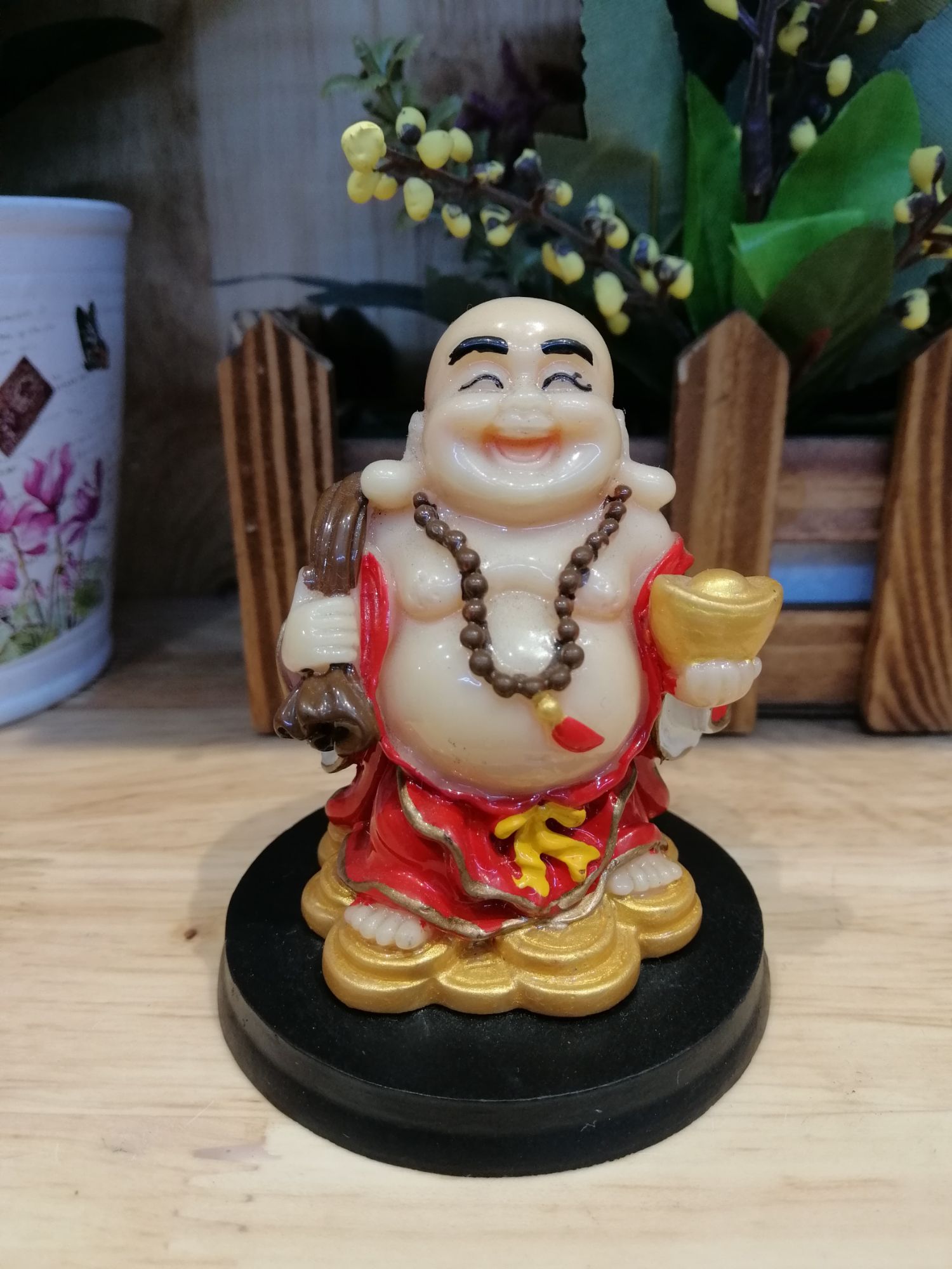 TƯỢNG PHẬT DI LẠC 5 ÔNG CÓ ĐẾ