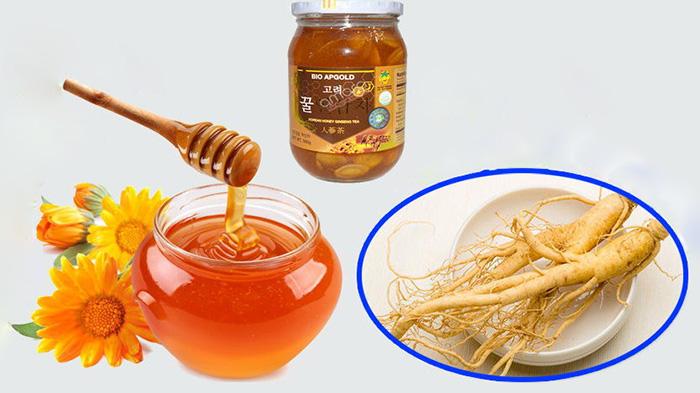 Sâm Tươi Lát Ngâm Mật Ong (Trà Sâm Mật Ong) Bio Apgold Hàn Quốc (580g)