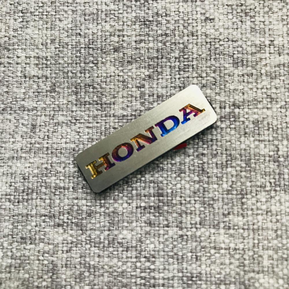 TEM dán xe máy, tem TITAN dán xe máy chữ HONDA mini siêu dễ thương