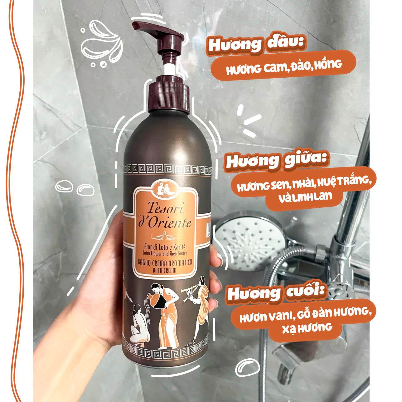 Sữa Tắm Nước Hoa Tesori D'oriente 500ML