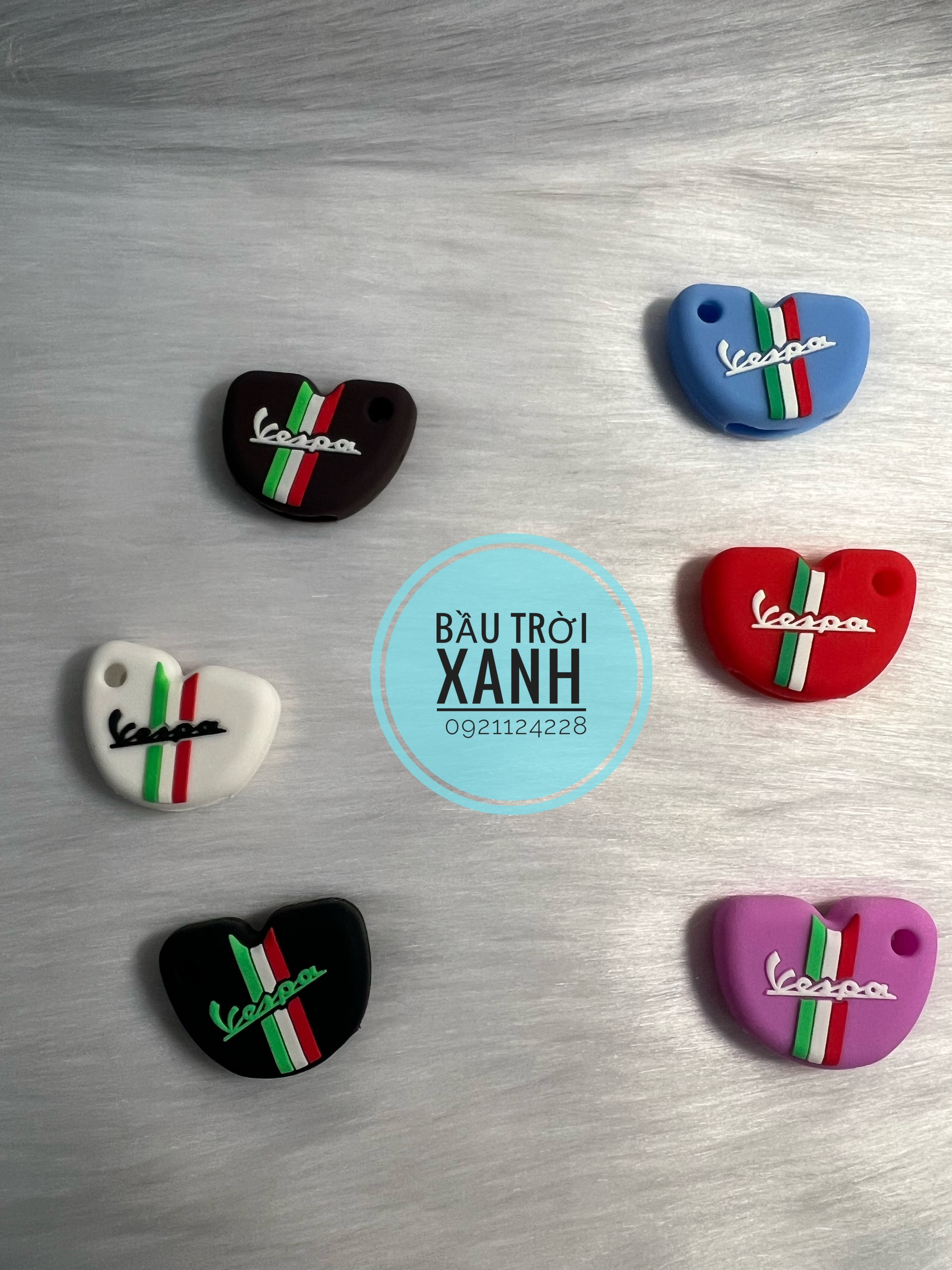 Bọc Chìa Khóa (Bao silicon) Xe Vespa, Liberty
