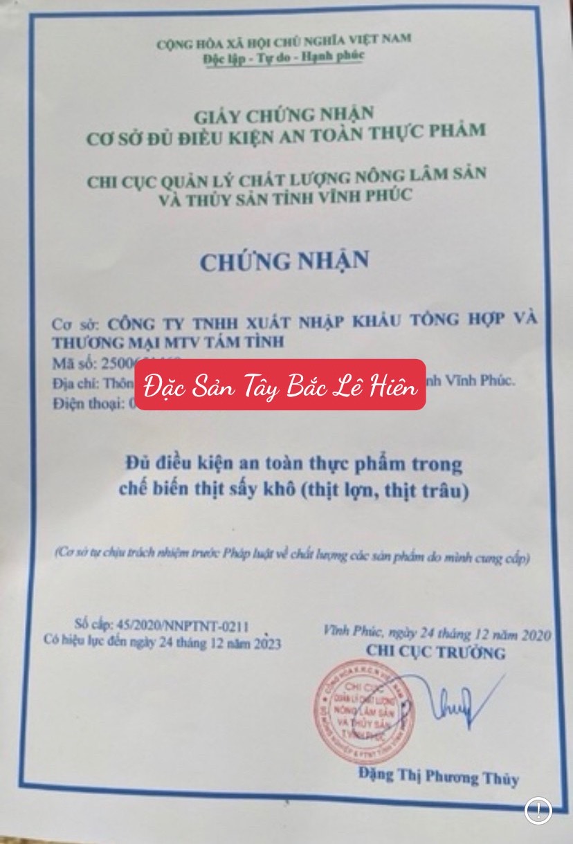 Thịt trâu gác bếp chuẩn vị tây bắc ( Trâu Bản)