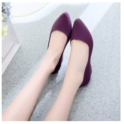 [ Hot ] Giày Búp Bê Mũi Nhọn Nhựa Dẻo G18