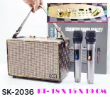 Loa Bluetooth - Loa Karaoke Gia Đình QiXi SK 2036 - Pin Khủng, Bass Siêu Trầm, Âm Thanh Cực Đỉnh, Bluetooth 5.0, Thiết Kế Sang Trọng, Loa Vỏ Gỗ - MAMORU